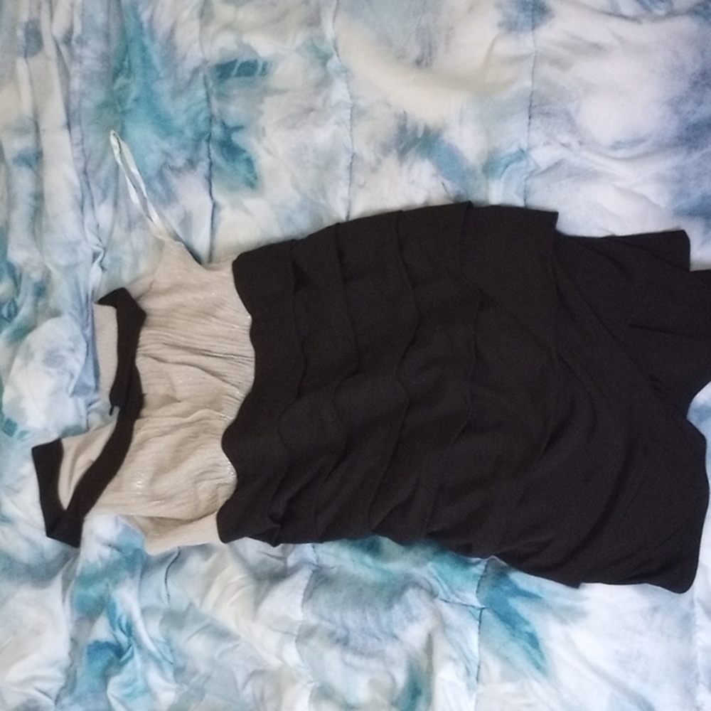 Black sliver dress